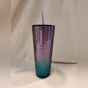 Starbucks Purple and Teal Tumbler